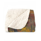 Siberian Husky Acrylic sherpa blanket by Tritan, folded