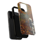 Siberian Husky Acrylic tough phone case by Tritan, two-piece layers