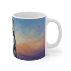 Siberian Husky Acrylic ceramic mug by Tritan, right handle