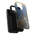 Siberian Husky Acrylic tough phone case by Tritan, two-piece layers