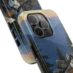 Siberian Husky Acrylic tough phone case by Tritan, close-up