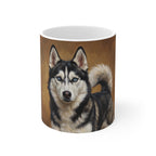 Siberian Husky Acrylic ceramic mug by Tritan, front