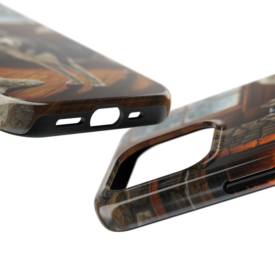 Siberian Husky Acrylic tough phone case by Tritan, side