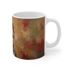 Yorkshire Terrier Acrylic ceramic mug by Tritan, right handle