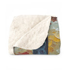 Yorkshire Terrier Acrylic sherpa blanket by Tritan, folded