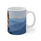 Yorkshire Terrier Acrylic ceramic mug by Tritan, right handle