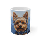Yorkshire Terrier Acrylic ceramic mug by Tritan, front