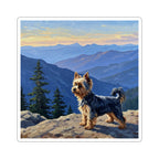 Yorkshire Terrier Acrylic vinyl sticker by Tritan, front