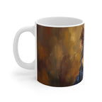 Yorkshire Terrier Acrylic ceramic mug by Tritan, left handle