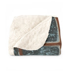Yorkshire Terrier Acrylic sherpa blanket by Tritan, folded