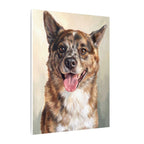 Pomeranian Oil Portrait canvas print by Tritan, side