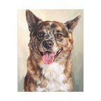 Pomeranian Oil Portrait canvas print by Tritan, front