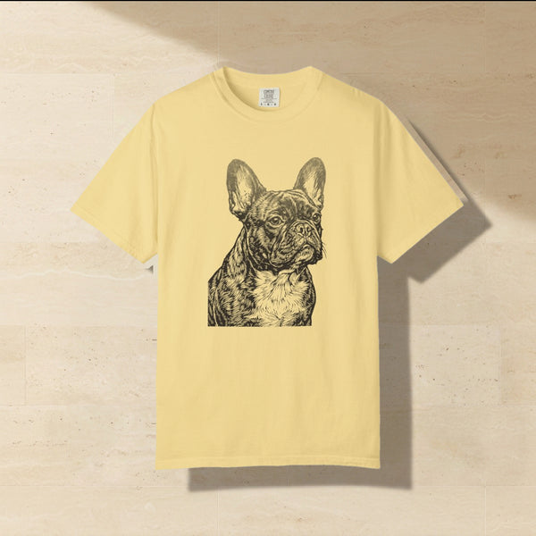 French Bulldog Block Print Shirt | Dog Lover Gift Tee