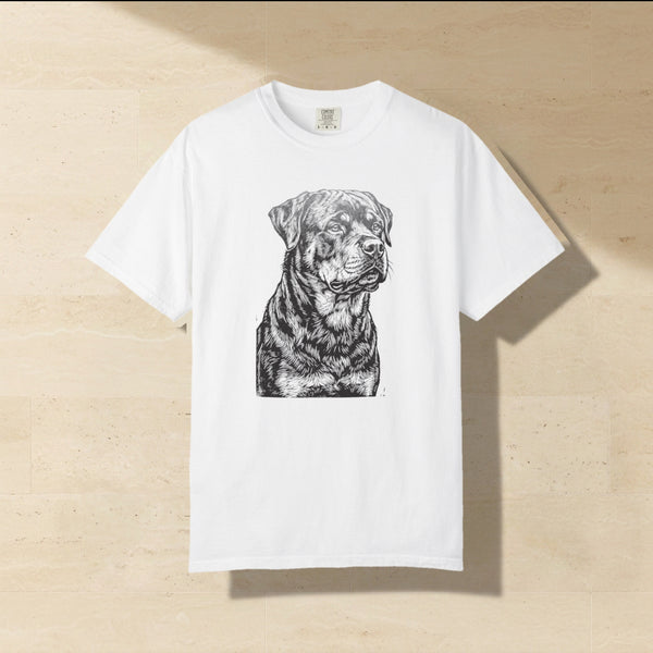 Rottweiler Block Print Shirt | Dog Lover Gift Tee