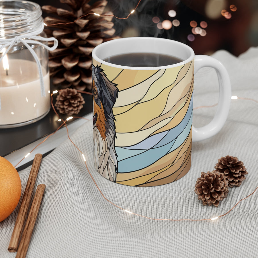 Australian Shepherd Acrylic ceramic mug by Tritan, context