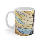 Australian Shepherd Acrylic ceramic mug by Tritan, left handle
