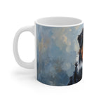 Australian Shepherd Acrylic ceramic mug by Tritan, left handle