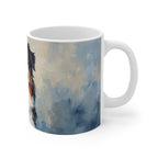 Australian Shepherd Acrylic ceramic mug by Tritan, right handle