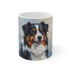 Australian Shepherd Acrylic ceramic mug by Tritan, front