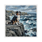 Australian Shepherd Acrylic vinyl sticker by Tritan, front