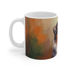 Australian Shepherd Acrylic ceramic mug by Tritan, left handle
