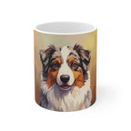 Australian Shepherd Acrylic ceramic mug by Tritan, front
