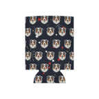 Australian Shepherd Can Cooler, America 250 Patriotic Dog Pattern Gift, Aussie Decor, Independence Day Drink Coolie