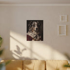 Australian Shepherd Kings & Queens canvas print by Tritan, sofa wall