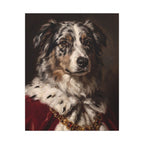 Australian Shepherd Kings & Queens canvas print by Tritan, front