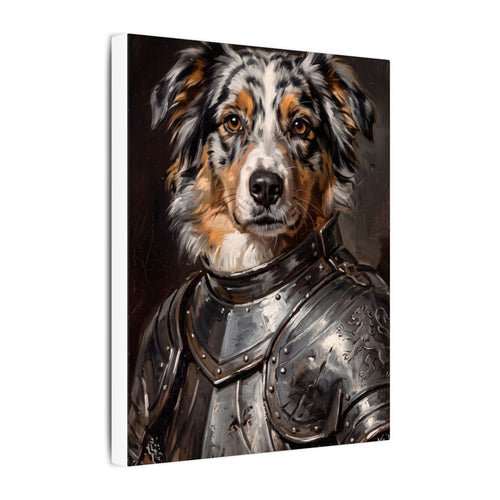 Gallery-wrapped canvas side profile showing the 0.75 inch depth