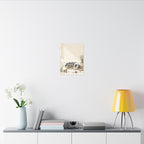 Australian Shepherd Nursery Storybook canvas print by Tritan, desk wall