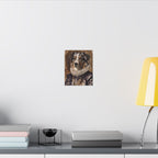 Australian Shepherd Renaissance Royal Portrait Canvas Wall Art, Regal Dog Painting, Australian Shepherd Lover Gift, Stretched Canvas