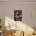 Australian Shepherd Renaissance Royal canvas print by Tritan, sofa wall