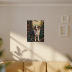 Australian Shepherd Stained Glass canvas print by Tritan, sofa wall