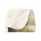 Australian Shepherd Watercolor Lavender Fields Throw Blanket | Premium Dog Prints | Tritan