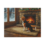 Beagle Acrylic canvas print by Tritan, front