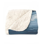 Beagle Acrylic sherpa blanket by Tritan, folded