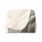 Beagle Charcoal Portrait Art Throw Blanket | Premium Dog Prints | Tritan