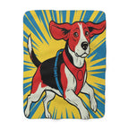 Beagle Comic Pop Art Throw Blanket | Premium Dog Prints | Tritan