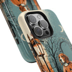 Beagle Halloween tough phone case by Tritan, close-up