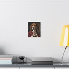 Beagle Kings & Queens Royal Portrait Canvas Wall Art, Regal Dog Painting, Beagle Lover Gift, Stretched Canvas