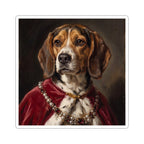 Beagle Kings & Queens vinyl sticker by Tritan, front