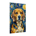 Beagle Post-Impressionist canvas print by Tritan, side