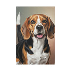Beagle Oil Portrait canvas print by Tritan, front