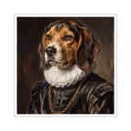 Beagle Renaissance Royal vinyl sticker by Tritan, front
