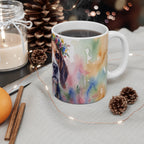 Beagle Watercolor ceramic mug by Tritan, context
