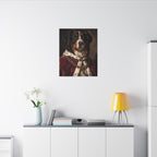 Bernese Mountain Dog Kings & Queens canvas print by Tritan, desk wall