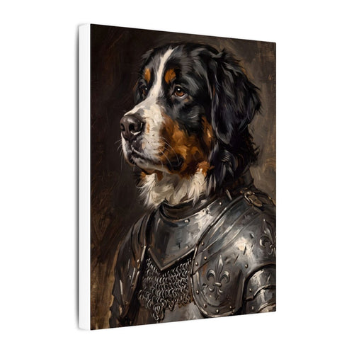 Gallery-wrapped canvas side profile showing the 0.75 inch depth