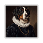 Bernese Mountain Dog Renaissance Royal vinyl sticker by Tritan, front