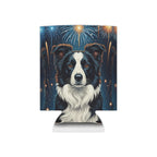 Border Collie 4th of July Patriotic Dog Pattern Can Cooler | July4 Pattern Drinkware Gift for Dog Lovers | Summer Party Decor